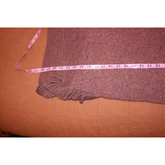 ANTHROPOLOGIE Postmark Womens Mauve Knitted Ruffle Hem Sweater xs - Picture 7 of 7